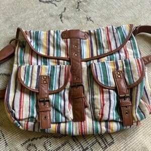 XXI Satchel striped bag